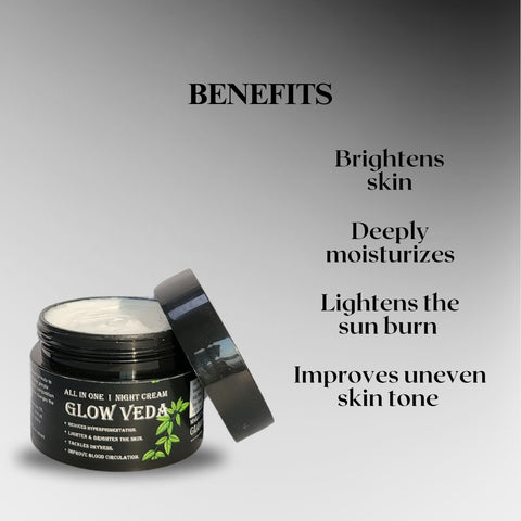 Glow Veda All In Night Cream