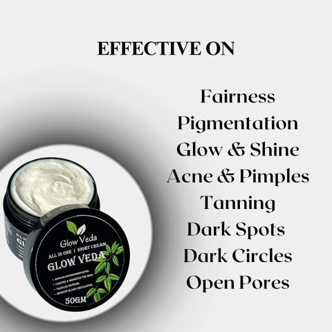 Glow Veda All In Night Cream