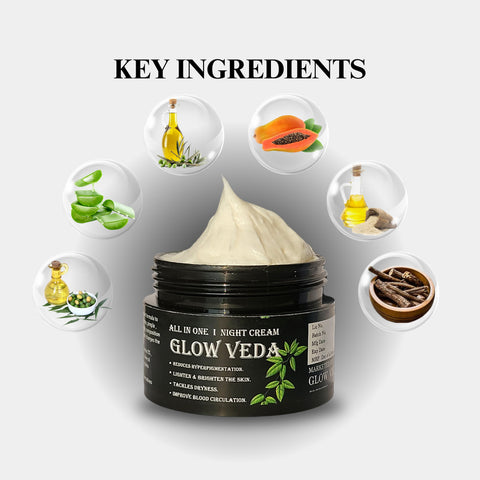 Glow Veda All In Night Cream